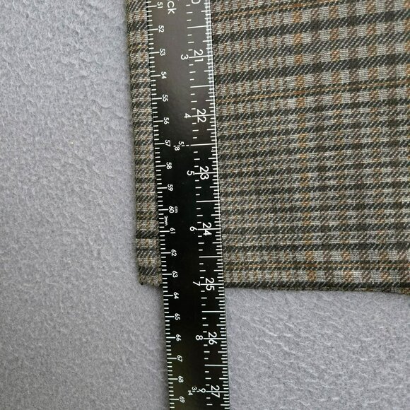 Democracy Women XS High Rise Plaid Pull-On Wide Leg Trousers - Picture 8 of 12